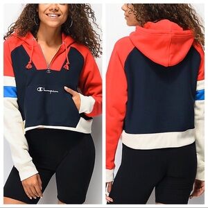 NWT Champion cropped hoodie